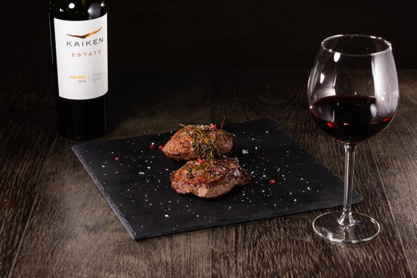 2x Rump steak & Malbec víno