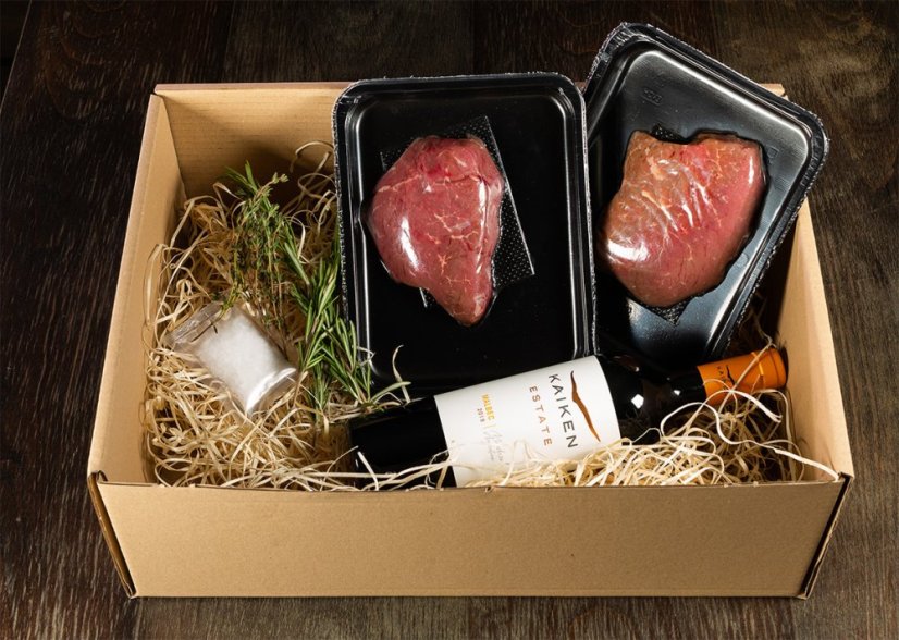 2x Rump steak & Malbec víno