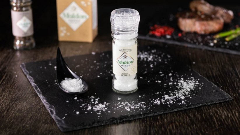 Maldon sůl | Skleněný mlýnek