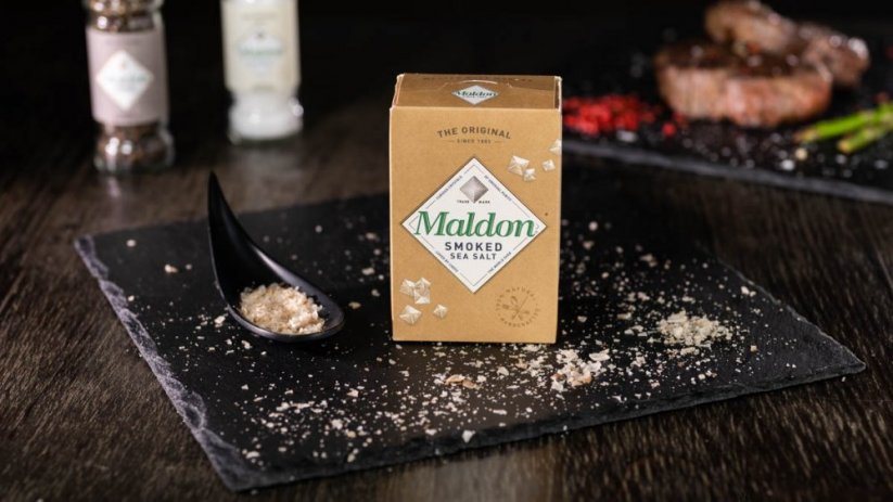 Maldon mořská sůl – uzená a vločková | sůl na steaky