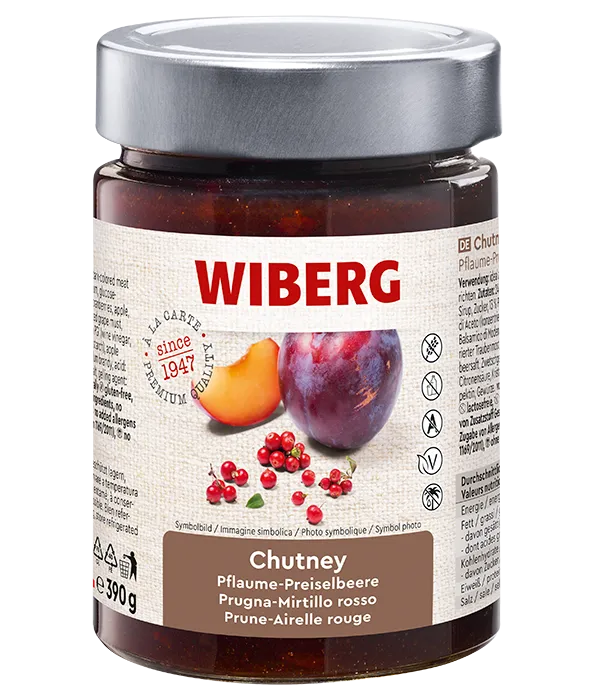 Chutney švestka-brusinka | WIBERG 390g